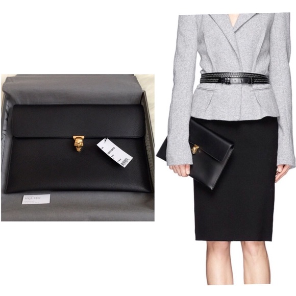 Alexander McQueen Handbags - BRAND NEW Alexander McQueen EnvelopeClutch